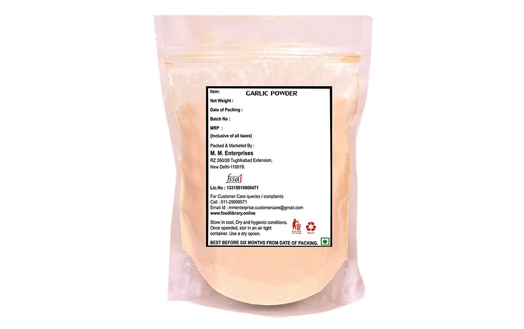 Food Library Garlic Powder    Pack  200 grams